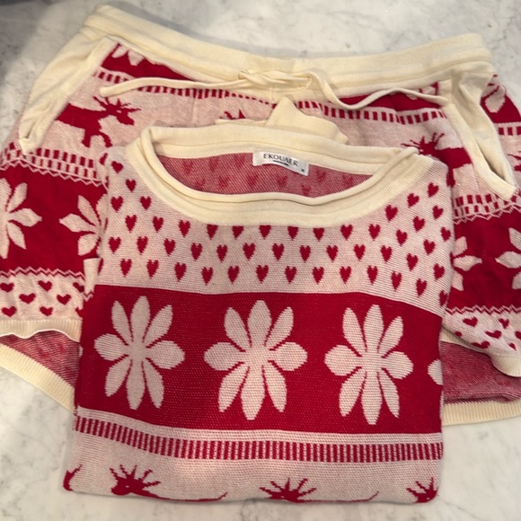 Christmas  + Winter Cropped Pajamas - Picture 1 of 5